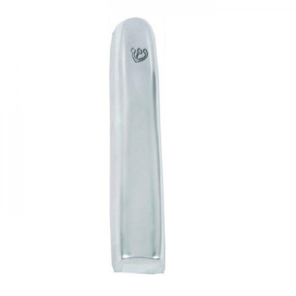 Anodized Aluminum Mezuzah Large 12CM Curved Thin (EM-MZHL)