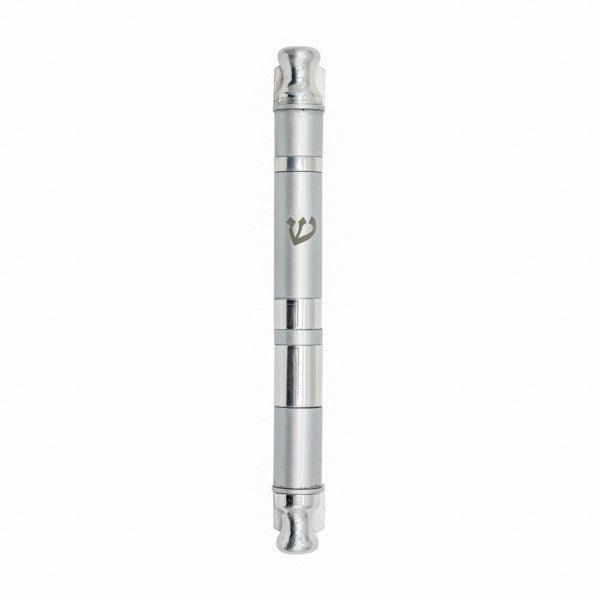 Anodized Cylinder Mezuzah Case Wide Stripes (EM-MZU6-10)