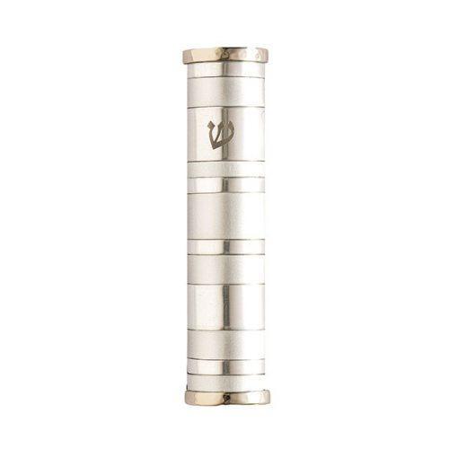 Emanuel Mezuzah Case w/ Rings--Multicolor (EM-MZP)