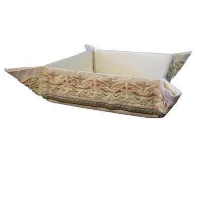 Embroidered Folding Basket (EM-MB)
