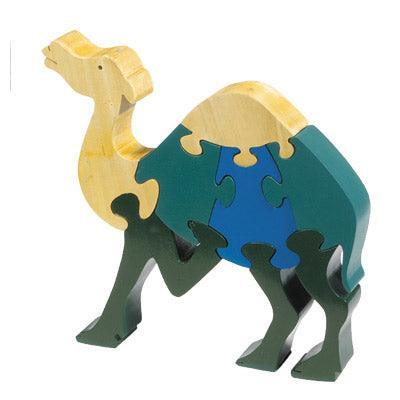 Standing Camel Freestanding Wooden Puzzle