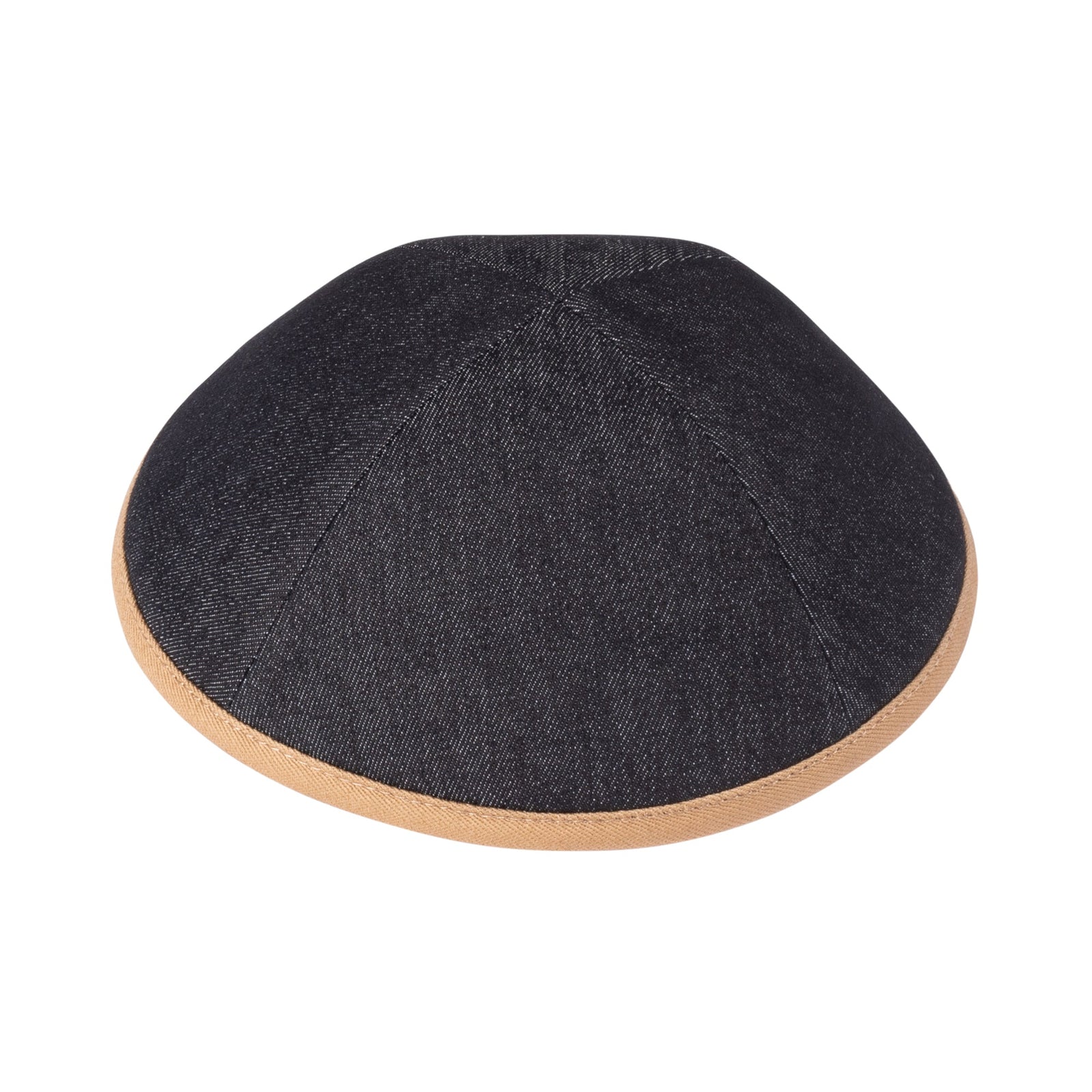 IKIPPAH DARK DENIM COLORS W/ COLORED RIM YARMULKE