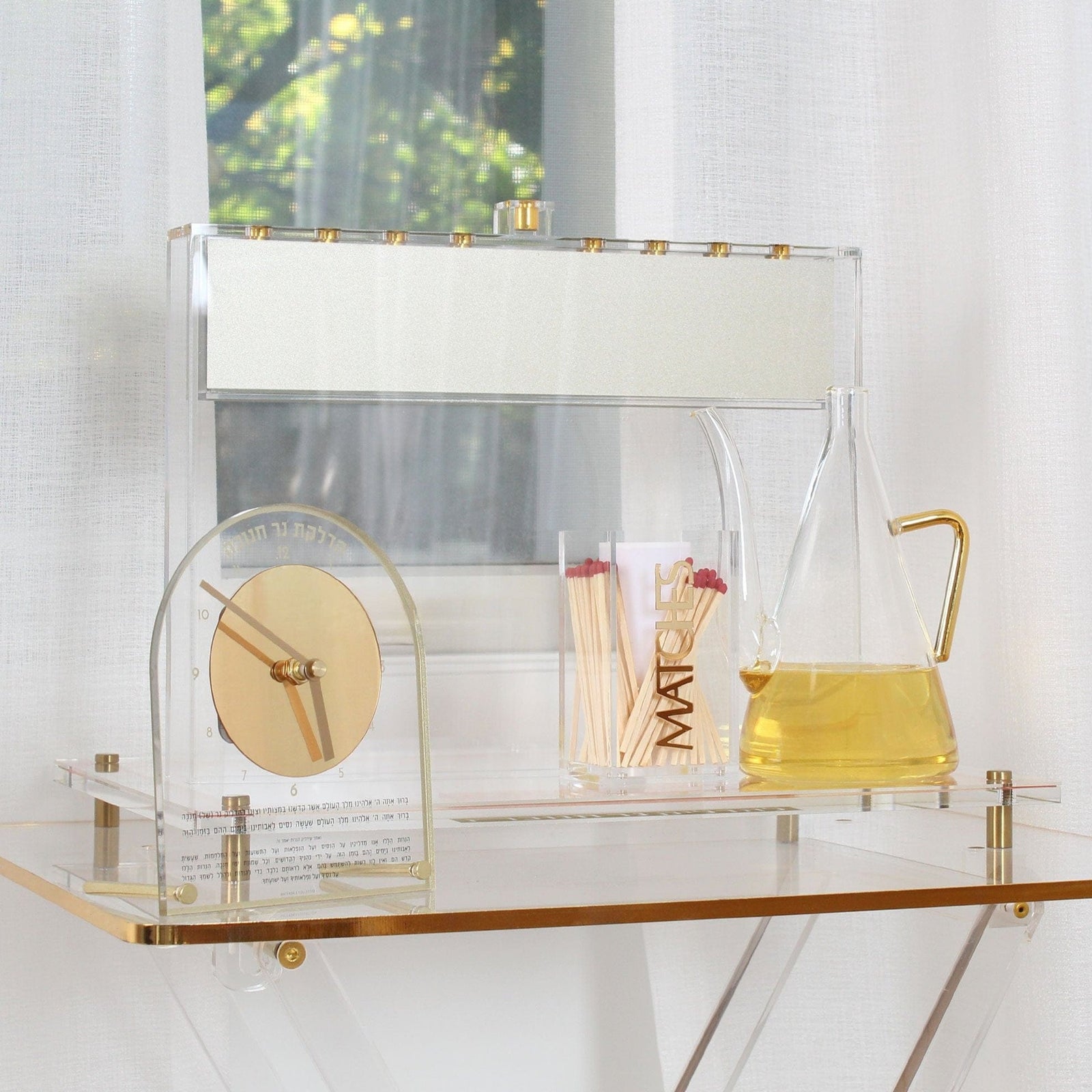 Suspended Menorah