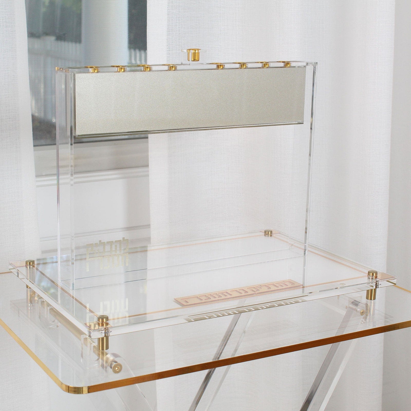 Suspended Menorah