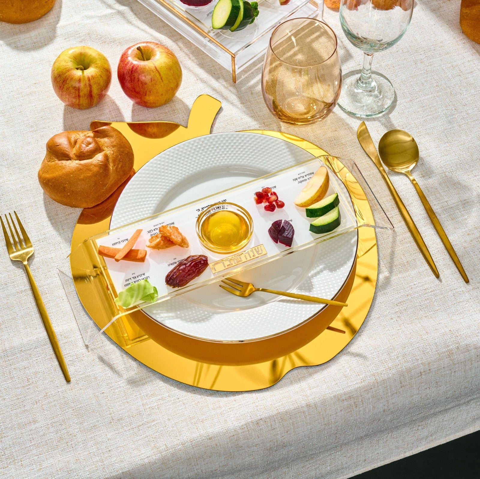 Classic 2.0 Raised Simanim Trays (4)