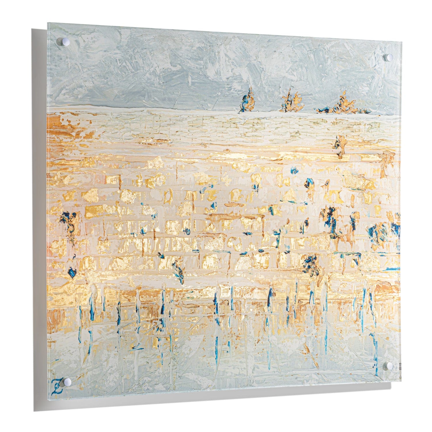 Kosel of Gray & Gold Painting - Waterdale Collection