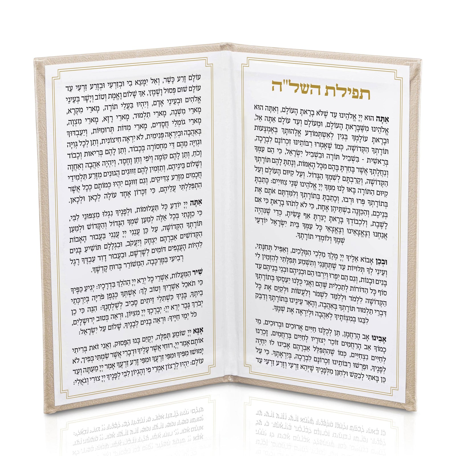 Leather Tefillas Hashlah Book