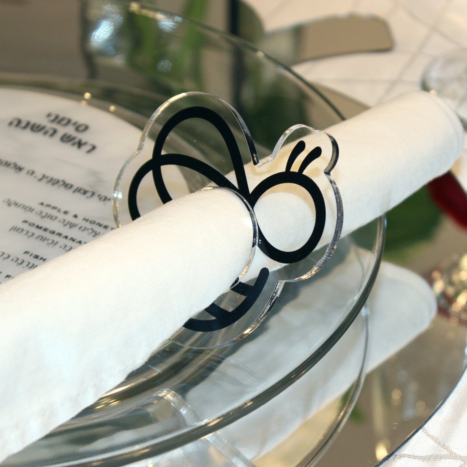 Marble Rosh Hashanah Tablescape - Waterdale Collection