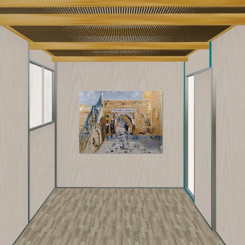 Meron Vinyl Sukkah Decoration - Waterdale Collection