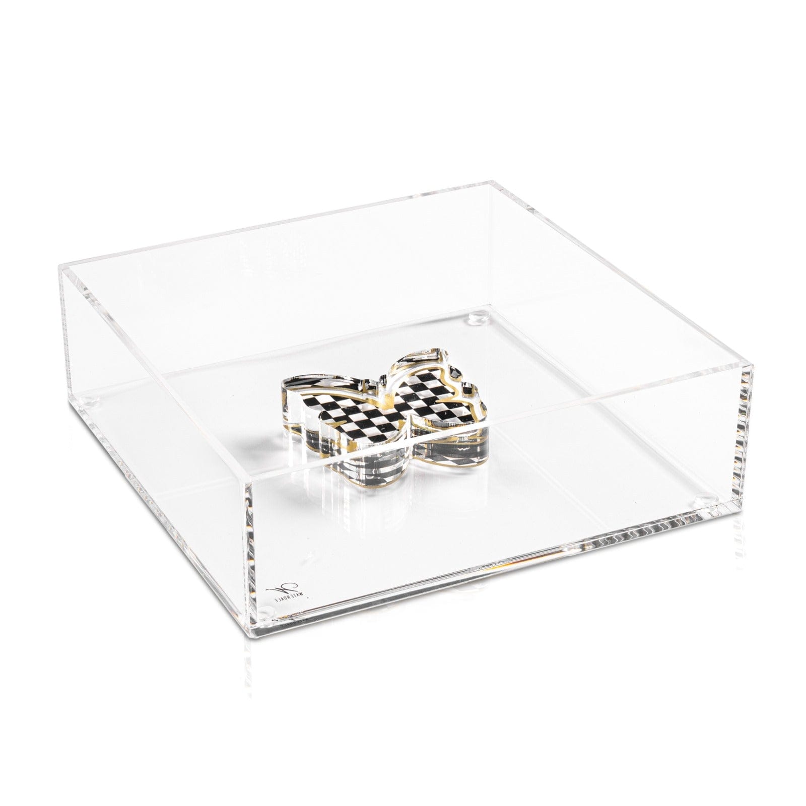 Onyx Butterfly Napkin Holder