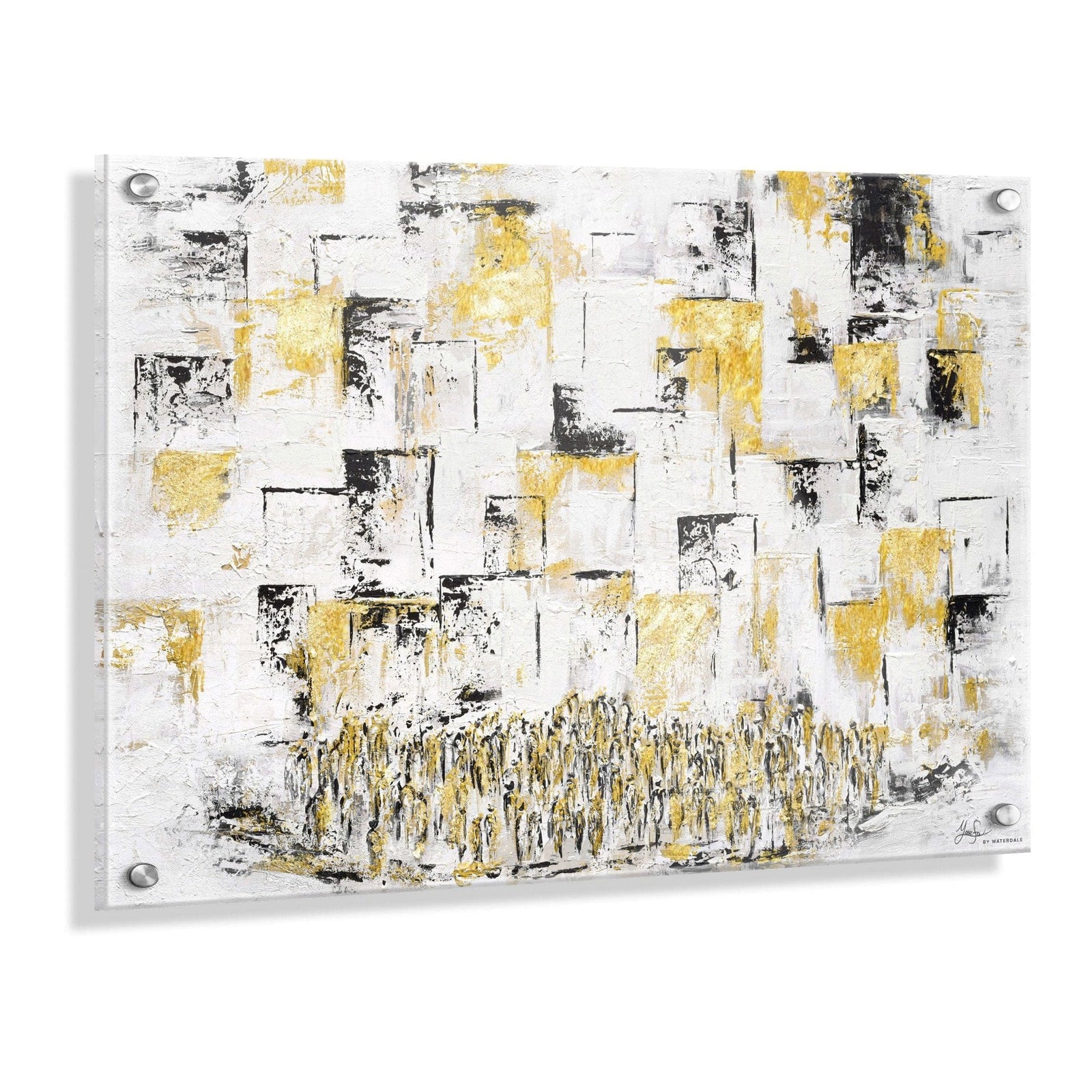 Painted Kosel in Black, Gold, and White