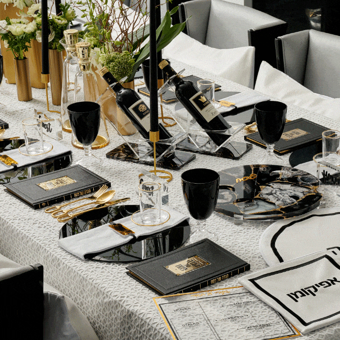 Pesach 2023 Agate Tablescape - Waterdale Collection