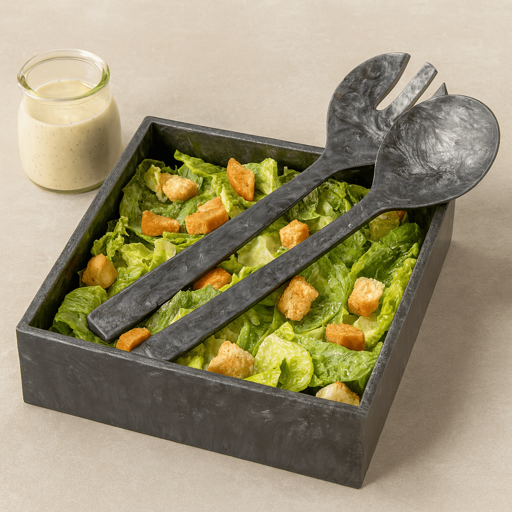 Resin Square Salad Bowl