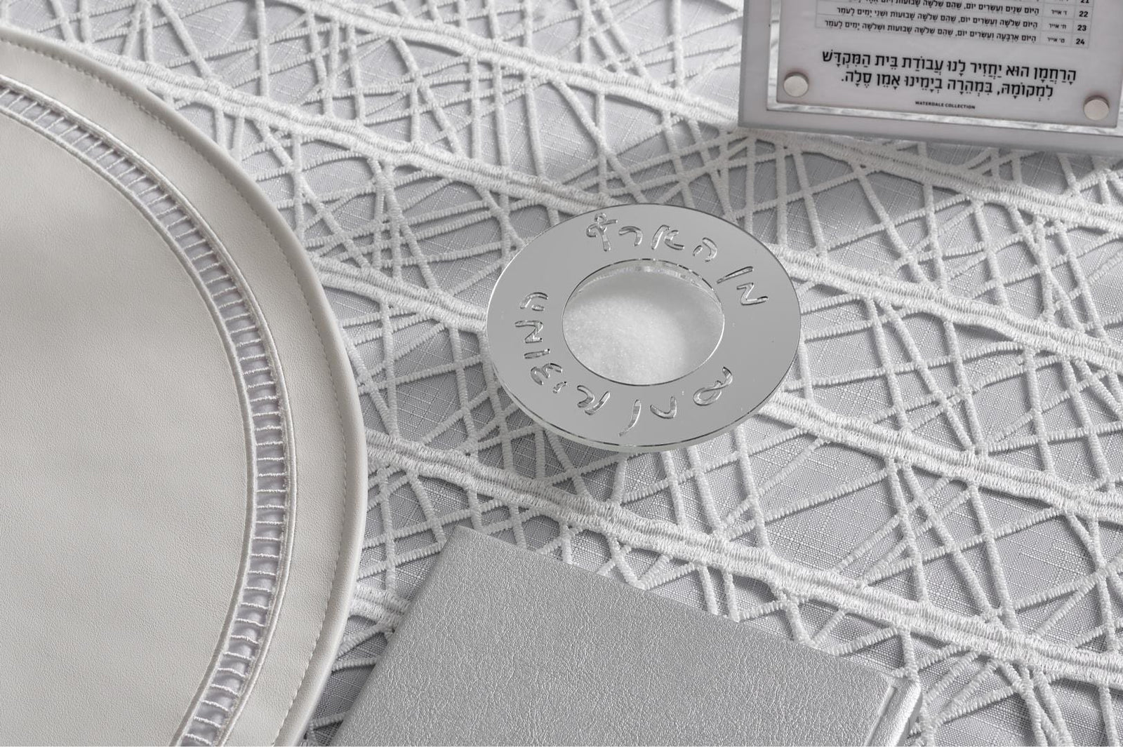 Silver Pesach 2024 Tablescape - Waterdale Collection