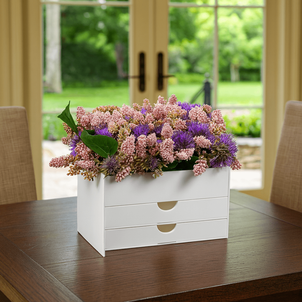 Silverware Caddy Floral Vase