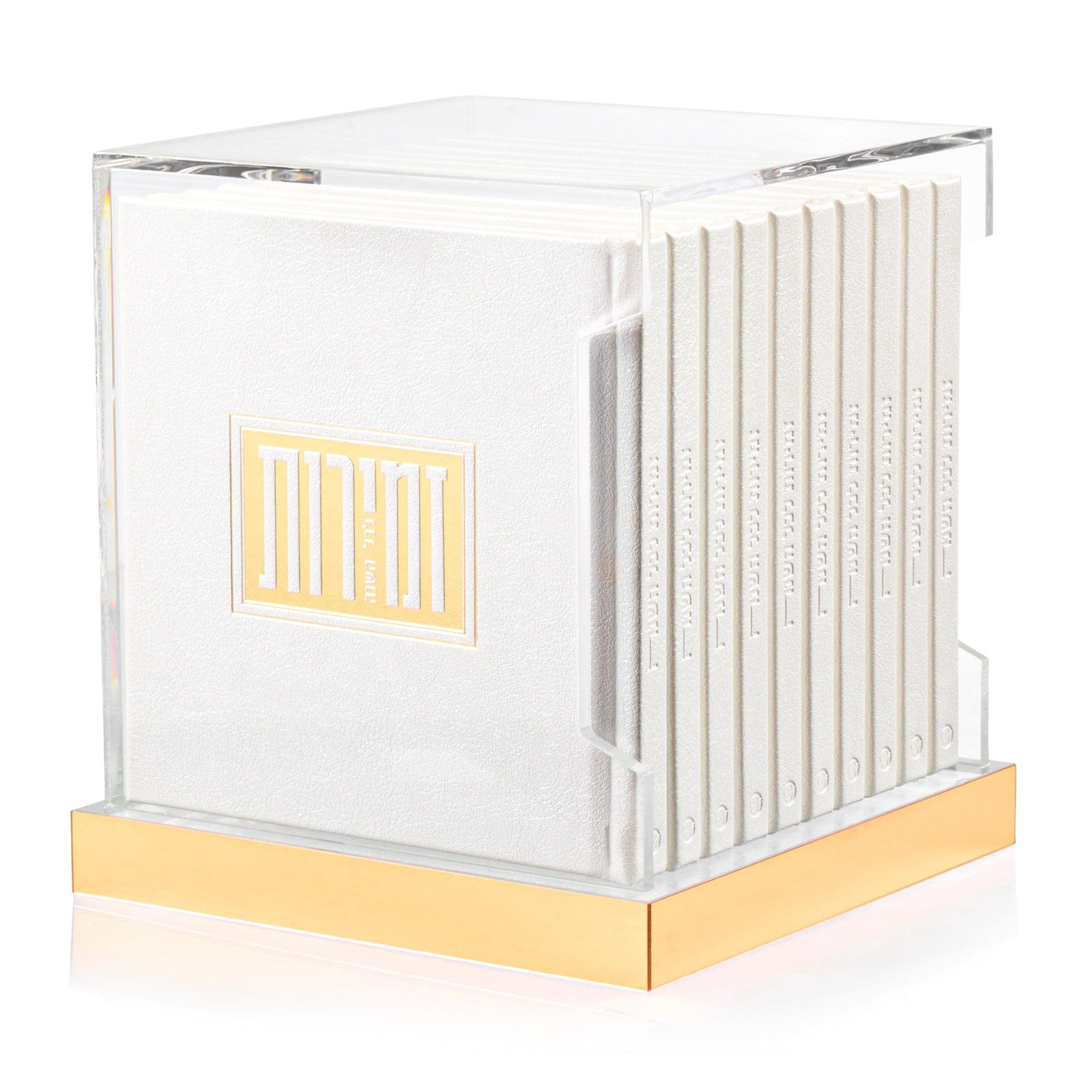 Square Zemiros Bencher Set for Shabbos & Yom Tov (Set of 10)