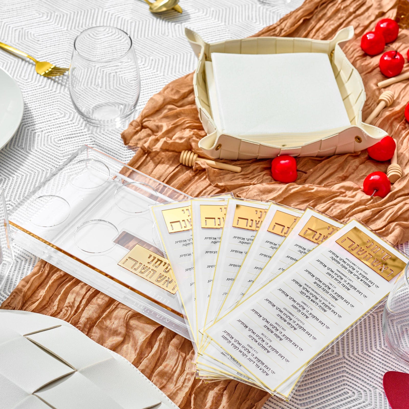 Suspended Simanim Tray Card Set