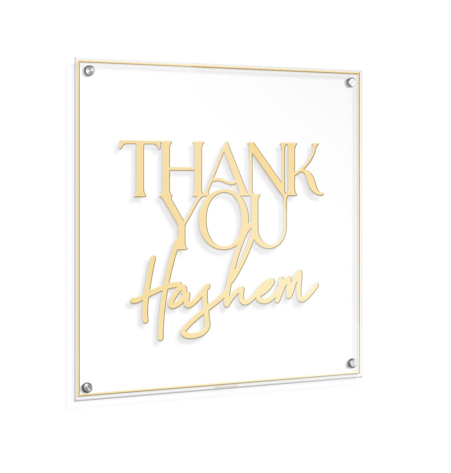 Thank You Hashem Wall Art