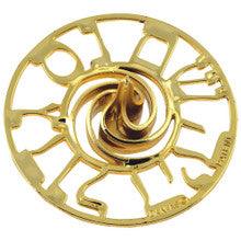 Gold Plastic Dreidel--3.5"