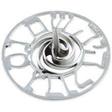 Silver Plastic Dreidel--3.5"