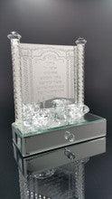 Crystal Candle Holder With Drawer 12" H
