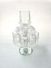 8 Cup Crystal Kiddush Fountain On Foot
