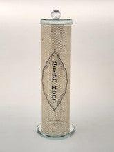 Crystal Megillah Holder-Gold Lattice Design 14"
