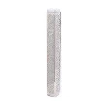 Emanuel Anodized Mezuzah Case w/ Metal Cutout  Pomegranate Stainless