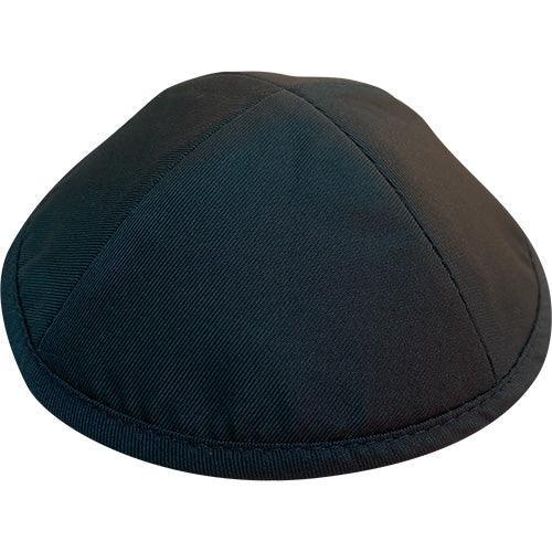 Elegant Black Kippah  size 4 19 cm