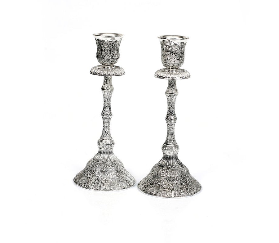Silverplate Candlesticks 8"