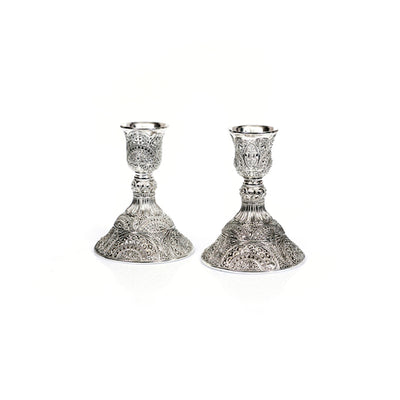 Silverplate Candlesticks 4"