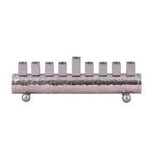 Emanuel Cylinder Strip Menorah Silver