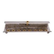 Emanuel Hammered Wave Menorah