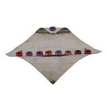 Emanuel Square Wave Menora Maroon