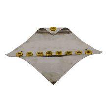 Emanuel Square Wave Menora Brass
