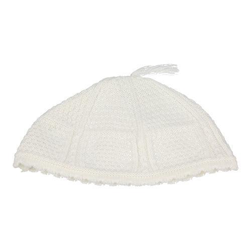 Nachman Kippah White 22 cm