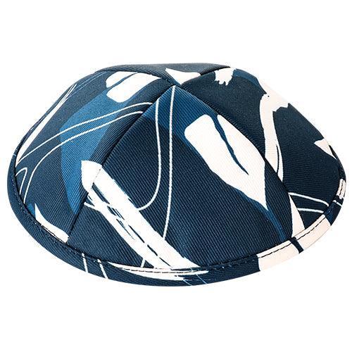 Fabric Kippah Size 2 Flat, 15.5 Cm