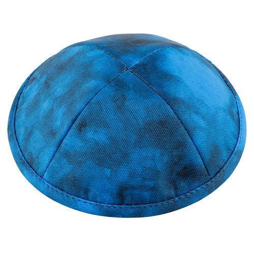 Fabric Kippah Size 2 Flat, 15.5 cm