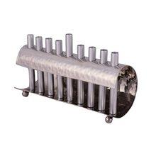 Emanuel Large Wave Menorah Silver
