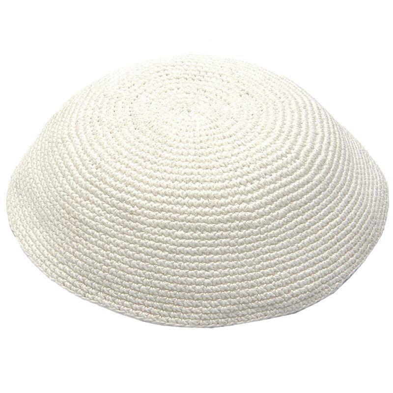 DMC KIPPAH 12 CM PLAIN WHITE