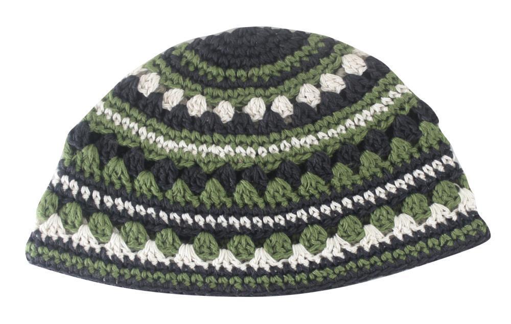 Frik Kippah 22 Cm, Striped Design