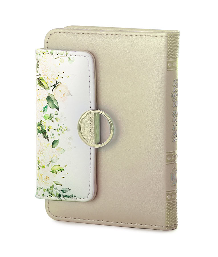 Floral Style Tehillim (Cream)