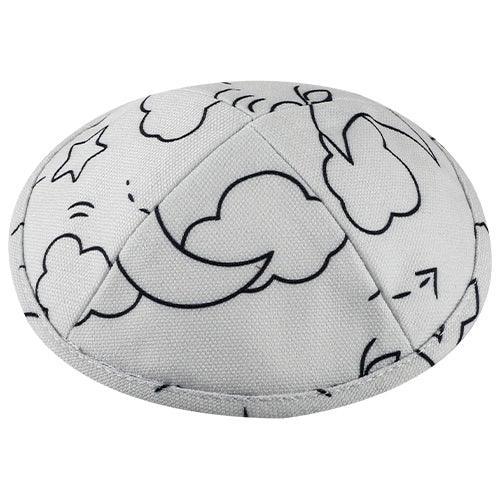 Fabric Kippah Size 2, 17.5 cm