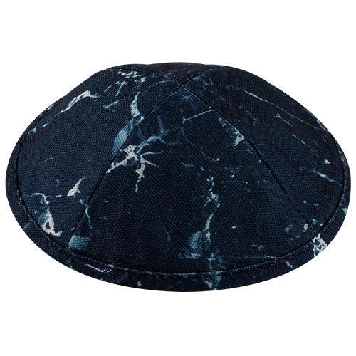 Fabric Kippah Size 2 Flat, 15.5 cm