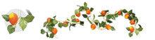 9' Apple Rope Garland - 13 Apples