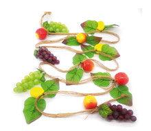 Fruit And Grape Garland On Rope - 9ft