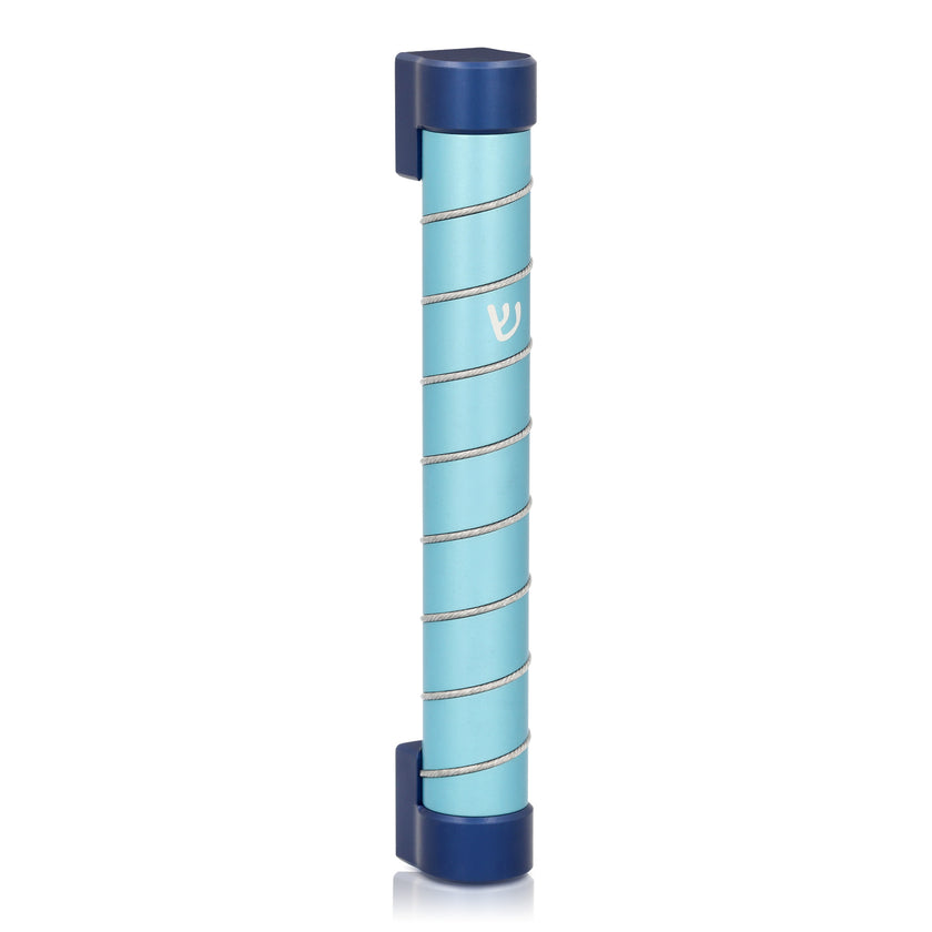 Mezuzah Case ?????? Tefillin Wrap Light Blue