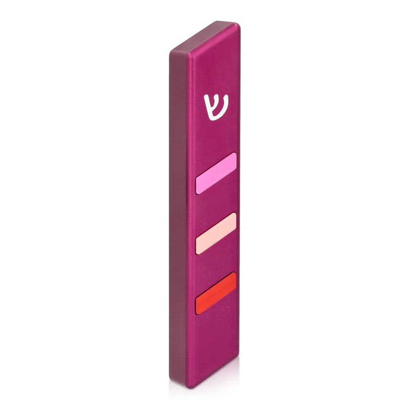 Mezuzah Case ?????? Rhomboid Purple