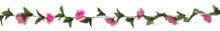 8' Garland of Pink Rose