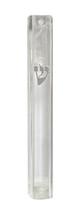 Clear Plastic Mezuzah Case 7cm